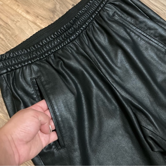 BcbgMaxAzria faux leather joggers size XS - Picture 3 of 8